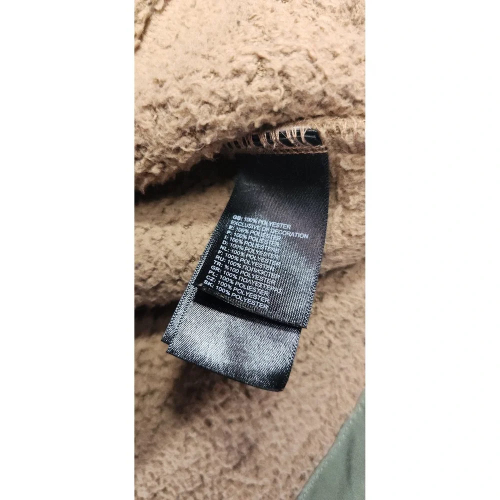 The North Face Campshire Anorak Pullover Brown Sherpa Fleece Gorpcore Size L